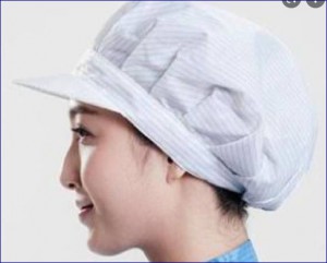 Anti-static fabric cap 